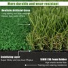 Golf Hitting Mat,Portable Golf Strike Mat With Antislip Rubber Base,