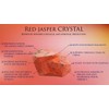 Jet International Red Jasper Angel Chakra Wand Stick Approx. 5.5