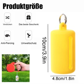 Spender und elastisch seil, 2 Stück Hundekotbeutelspender, Praktische Lösung für Hundebesitzer, Einfache Handhabung bei Spaziergängen, Wanderungen und in der Stadt, Hergestellt aus PVC