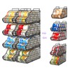 8-Pack Can Organizer for Pantry, Stackable Cabinet Food Shelves for