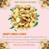 CRISPY DRIED LYCHEE 2.47 oz (70g) VIETFARMFOOD: Freeze-dried, no sugar