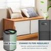 H13 True HEPA Filter Compatible with WYZE Smart Air Purifier,