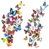 Heansun 80 PCS Butterfly Wall Decor Waterproof Removable Reusable Wings
