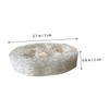Baluue 10pcs Natural Loofah Dish Sponges Durable Kitchen Cleaning Tools