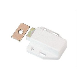 Sugatsune Touch Latch Magnetic For Medium Doors - Cabinet Door Catch , White, 4 Pack