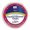 EAI Education Double-Sided Fraction/Decimal Circles - Set of 51