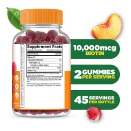 Lifeable Gummies Biotina 10000mcg Para Adolescentes N/a