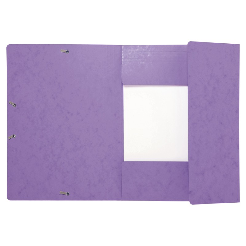 Exacompta Document Wallet 17115H (Manila Cardboard DIN A4 Maxi, Elastic,