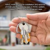 Refrigerant Locking Cap Key, HVAC Locking Cap Key Universal Locking
