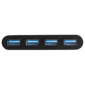 StarTech HB30C4AB Concentrador USB3.0, 4 x USB-A, Negro