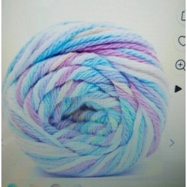 Peaches & Crème Yarn Peaches Creame Ombre Medium Cotton Fleur De Lavandra 2 Oz 56.7 G 95 Yards.