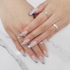 ❣️ Twin Glitter Handmade Nail Tips ✨ - Short C