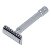 Double Edge Safety Trimmer Washable Zinc Alloy Manual Clipper Handle