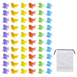 60 Glow-in-The-Dark Lizards, 1 Storage Bag, Mini Animal Ornaments, Resin Lizard Decorations, Car Decorations, DIY Garden Landscaping