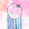 Make It Real: DIY Dreamcatcher - Purple Pink Blue Butterfly,