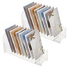 NICENEEDED 2 Pcs 12 Tier Acrylic Greeting Card Display Stand,