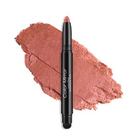 Color Mirror Longwear Cream Eye Shadow Sticks(46 Ruby Metallic), Smudge-Proof, Waterproof Eyeshadow,Silky Formula Glitter With Makeup Brush,Red Eyeshadow Stick