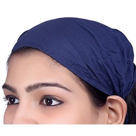 Sarjana Handicrafts Lot 10 Pieces Womens Mens Cotton Headband Hairband Bandana Wrap Band (Multicolored)