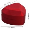 DELALO Elegant Ring Box with Velvet Lining and LED Lighting