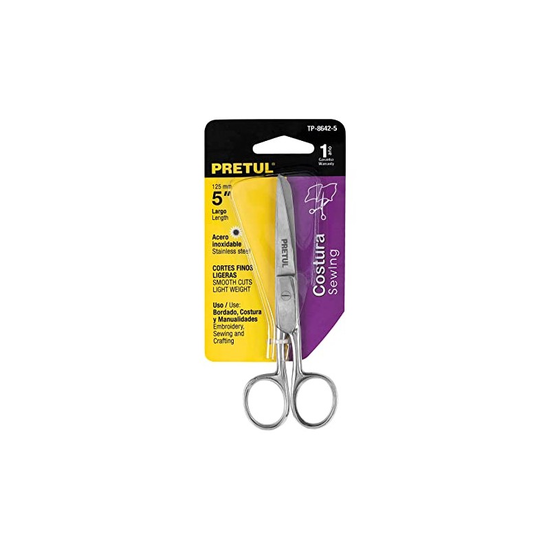 Pretul TP-8642-5, Tijera para costura y oficina 5", Pretul