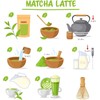 Keepaty Japanese Matcha Tea Set of 4,Matcha Whisk Set with