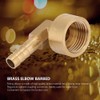 90 Degree Elbow Brass Hose Connector Hose Nozzle Coupling Barb
