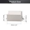Fielect 5 Pcs Project Box Junction Box IP65 Waterproof ABS