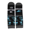 2 Pairs Funny Swimming Sock Swimming Team Gifts Swimming Lover