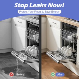 W11177741 Dishwasher Door Seal Gasket Replacement, Compatible with Whirlpool, Maytag, Kenmore Dishwasher Gasket Seal Replace W10300924V, W10300924, 4843807, AP6285721, PS12348515, W10660528