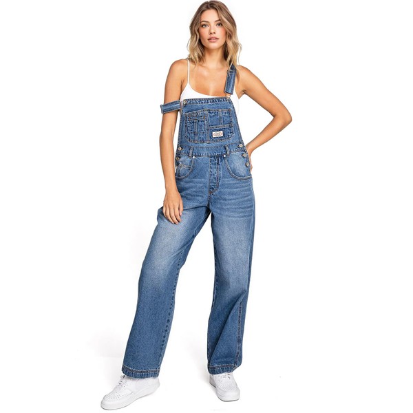 Lana Roux 90s Retro Revolt Dungaree - overol de sarga