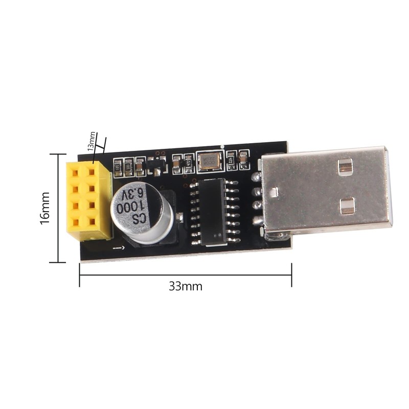 AOICRIE USB Adapter for ESP8266 ESP-01 Serial Wireless WIFI (2
