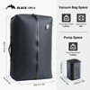 BLACK ORCA 2 PC Vacuum Storage Bags with Pump, Compression