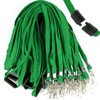 Ollain 25 Pack Breakaway Lanyard with J-Hook Bulk Flat Lanyards