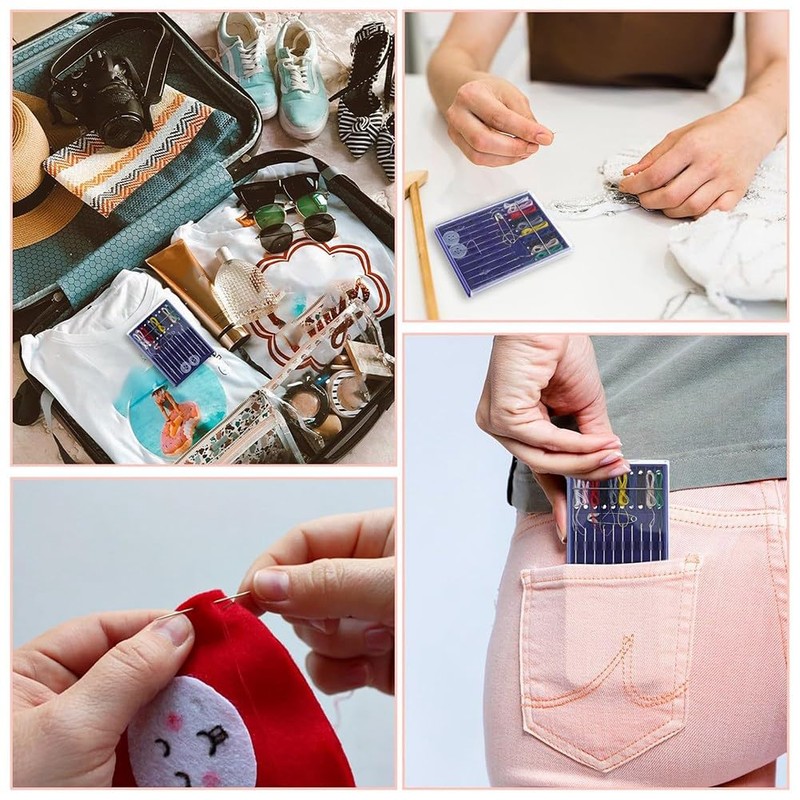 SweetSerenade 10 Boxes Mini Sewing Kit, Quick Fix Sewing Kit