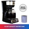Total Chef Drip Coffee Maker – 12 Cup Programmable Cafe