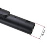 Miele 5269091 Vacuum Plastic Black 35mm Curved Handle Bent End
