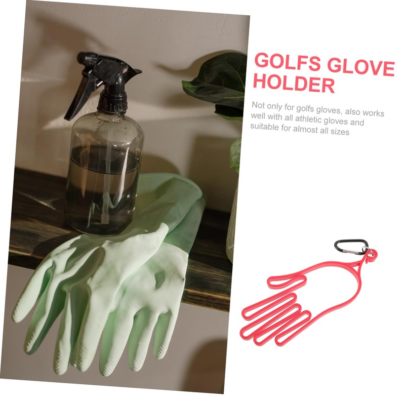 Totority 2pcs Golf Glove Holders Universal Waterproof Plastic Glove Support