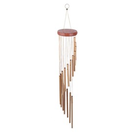 Fdit Movil de Viento,18 Campanas de Metal Campana de Musical Tonos Relajantes Decoración para Jardín Interior al Aire Libre Patio Balcón de Cumpleaños