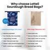 LOTTELI Reusable Bread Bags for Homemade Bread & Sourdough –