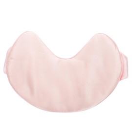 FRCOLOR Silk Eye Mask for Sleep Soft Eye Cover for Restful Sleep Lightweight and Portable Eye for Travel Suitable for Home Airplane and Camping Double Sided Design Pink