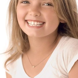 Turandoss Dainty D Initial Necklace for Women - 14K Gold Filled Heart Pendant Alphabet Initial Necklaces for Women, Dainty Tiny Gold Initial Necklace Letter Necklace