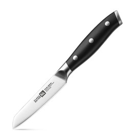 Klaus Meyer Stahl High Carbon Exclusive German Steel 3.5 inch Paring Knife (Black)