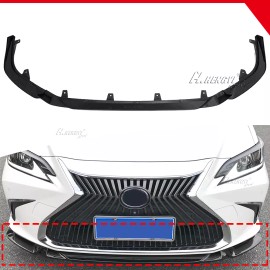 ZTT Front Lip Splitter Gloss Black Painted For Lexus ES300h ES350 2018 2019 2020 25