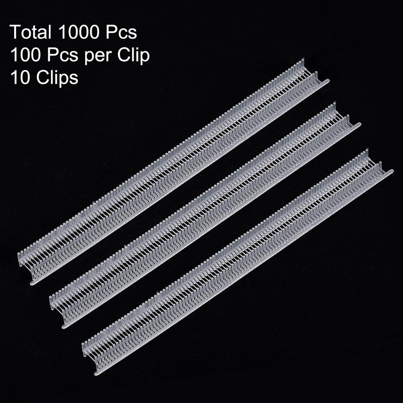 uxcell 1000pcs 0.2 Inch Micro Tagging Gun Fasteners, Tag Pins