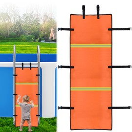 Pool Ladder Safety Guard,19.7 X 49.2in Pool Ladder Guard Safety Net Child Safety Pool Ladder Above Ground Safety Cover for Prevent Kids from Climbing,Falling,Drowning