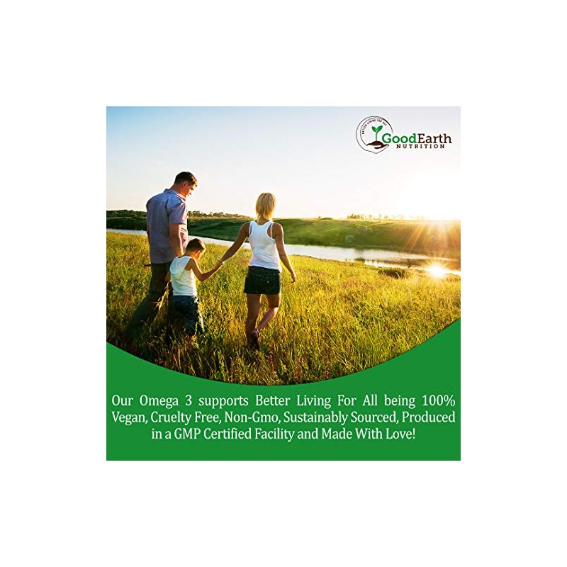 Vegan Omega 3 - Potent Plant Based Algal DHA derived