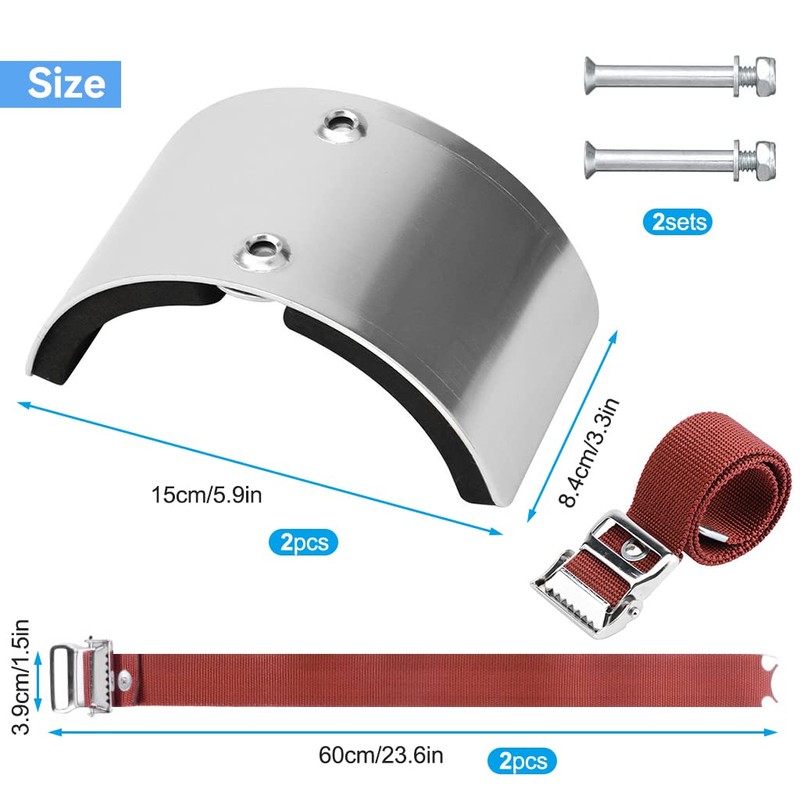 2 PCS Drywall Stilt Replacement Parts, Leg Straps Kit for