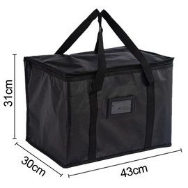 DKDDSSS Soft Cooler Bag, 40L Large Cool Bag, Thermal Food Delivery Bag, Insulated Picnic Lunch Bag, Foldable Cool Box, Reusable Insulation Shopping Bags, for Lunch Picnic Camping BBQ Beach Outdoor