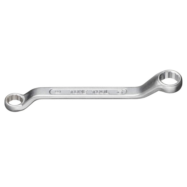 TONE M46-0810 Short Glasses Wrench (45°) Double Side Width 0.3