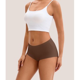 YESWEL Seamless Leopard-Print Incontinence Underwear For Women, Washable Reusable Leakproof Panties, 50ml Absorbency, 3 Pack (Multicolor01, X-Large)